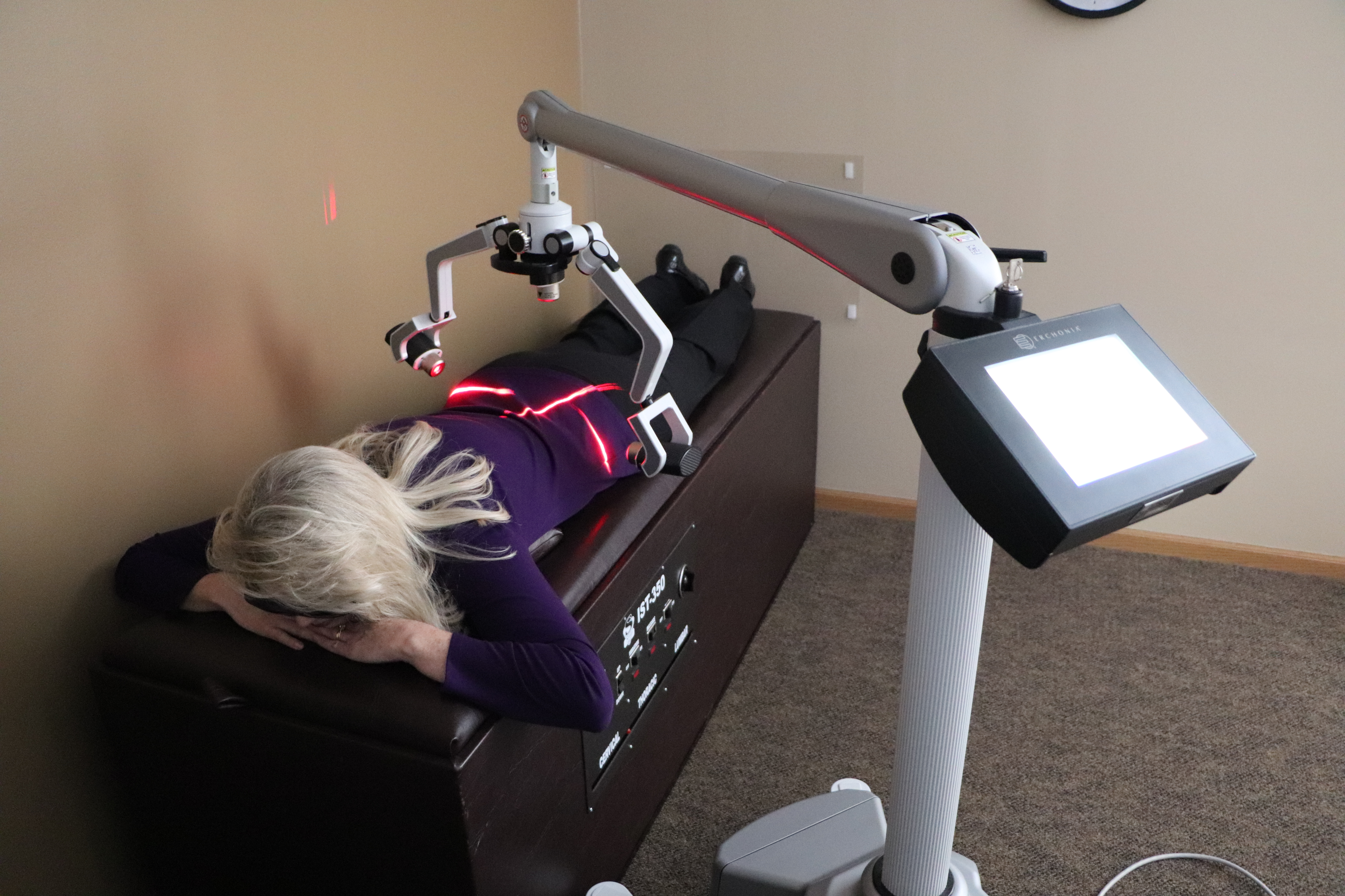 Treatment of chronic low back pain with the Erchonia laser.